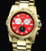 UL107DCT.416AG Red All Gold with Diamonds