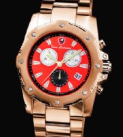 UL107DCT.416ARG Red Rose Gold with Diamonds