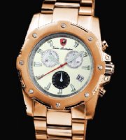 UL107DCT.418ARG Champagne Rose Gold with Diamonds